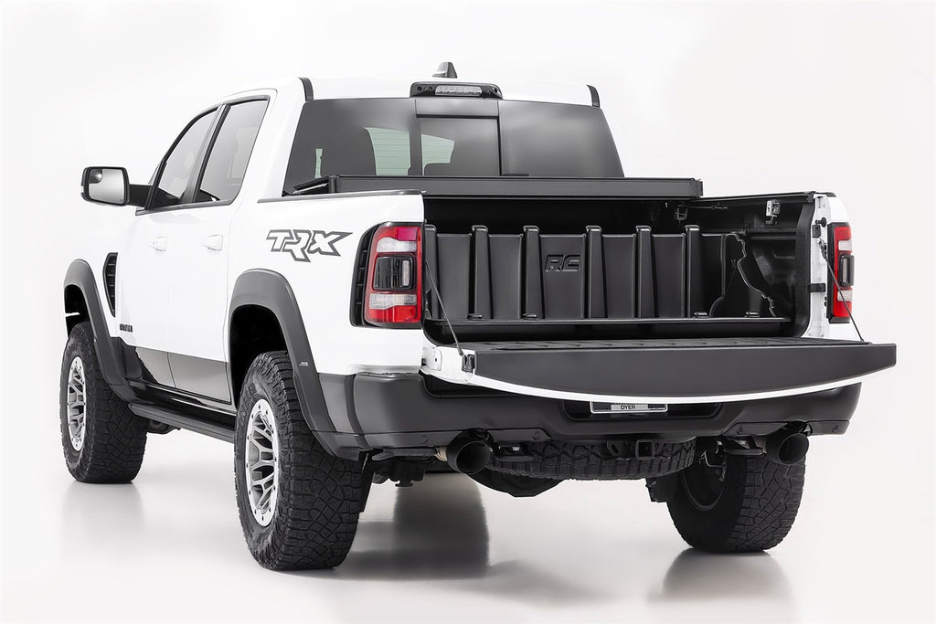 Rough Country 10202 Truck Bed Cargo Storage Box for Select Chevrolet Silverado 1500, Chevrolet Silverado LD, Chevrolet Silverado HD, Ford F-150, Ford F-150 Lightning, Ford F-250 Super Duty, Ford F-350 Super Duty, Ford Ranger, GMC Sierra 1500, GMC Sierra