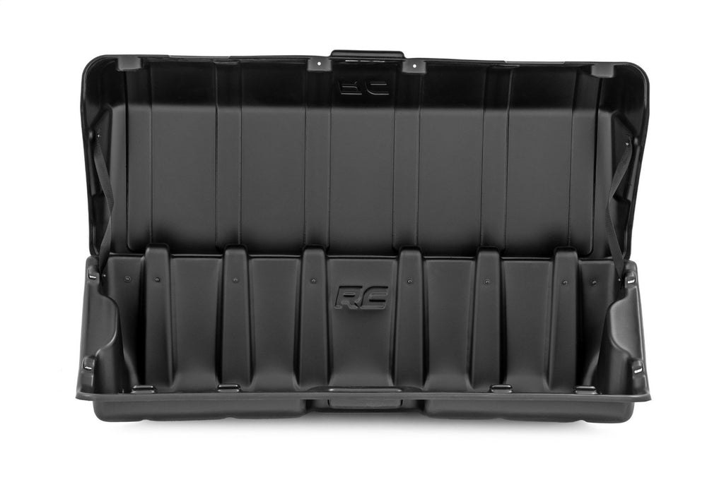 Rough Country 10208 Truck Bed Cargo Storage Box for Select Chevrolet Silverado 1500, Chevrolet Silverado LD, Chevrolet Silverado LTD, Chevrolet Silverado HD, Ford F-150, Ford F-150 Lightning, Ford F-250 Super Duty, Ford F-350 Super Duty, GMC Sierra 1500,