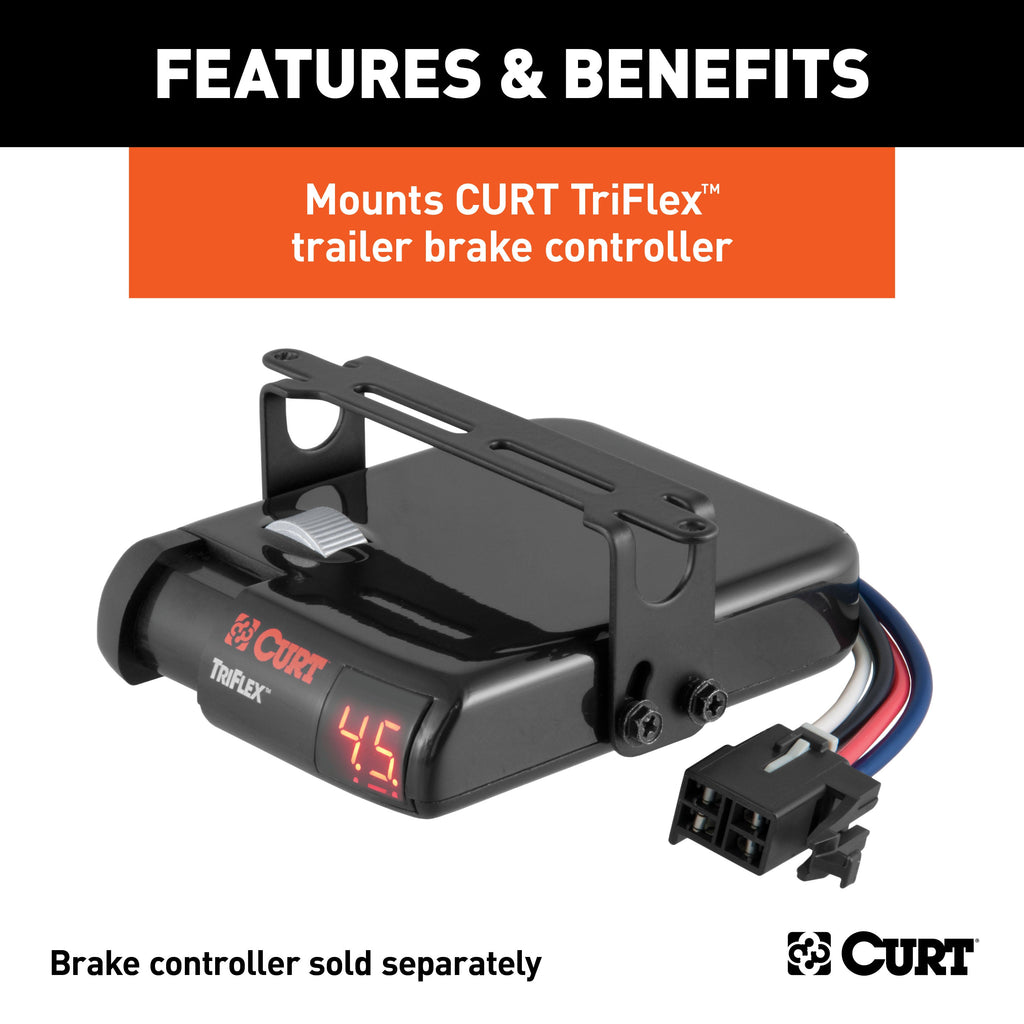 CURT 51144 CURT 51144 TriFlex Trailer Brake Controller Mounting Bracket - Truck Part Superstore