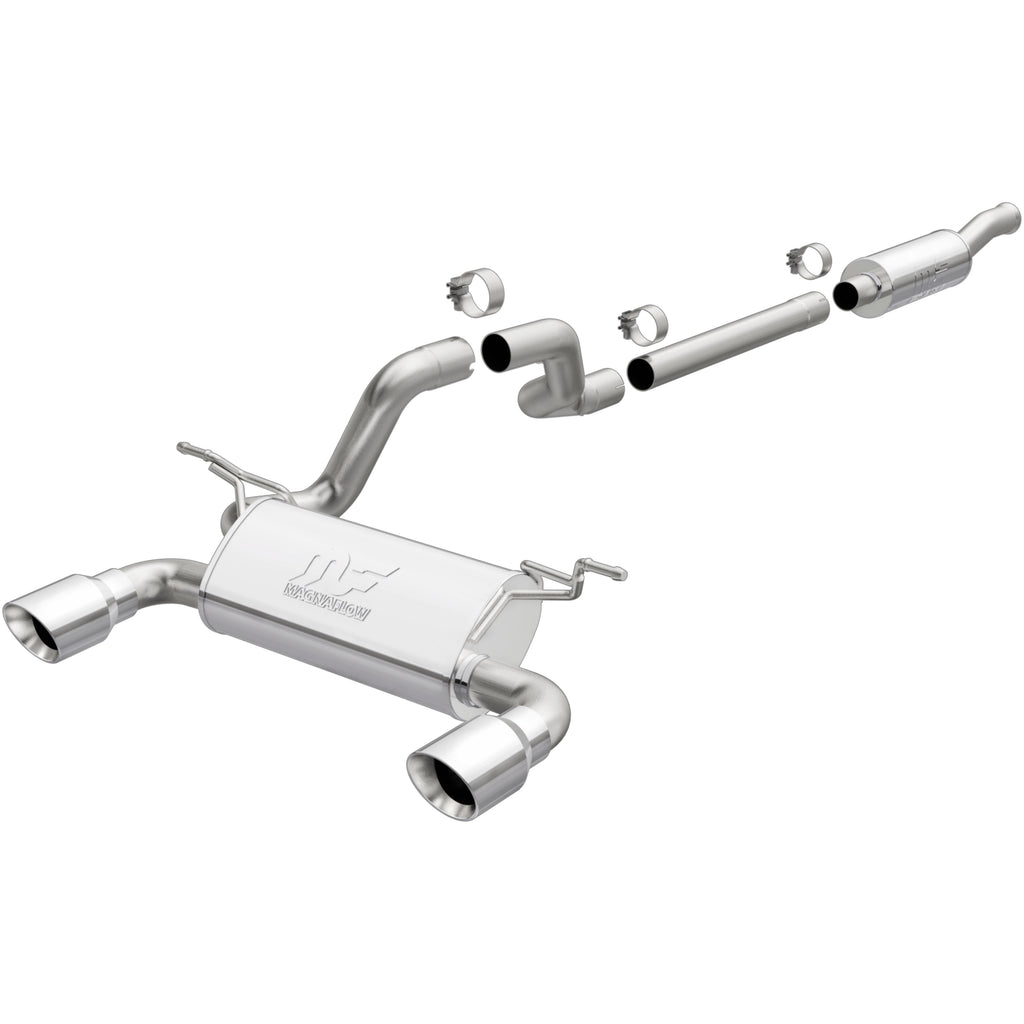 MagnaFlow Exhaust Products 19416 Street Series Polished Cat-Back System for Select Jeep Wrangler