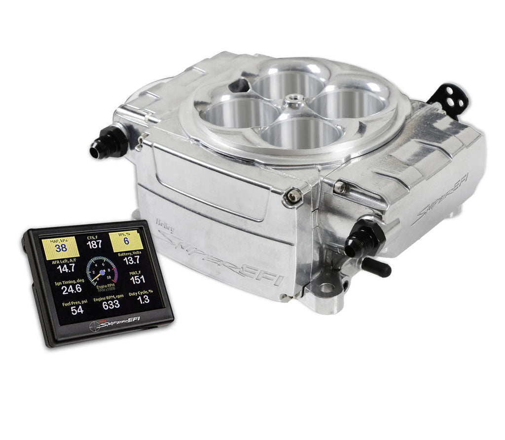 BluePrint Engines BPP550-510-3XX Holley Sniper EFI, Self Tuning Kit, Shiny Finish
