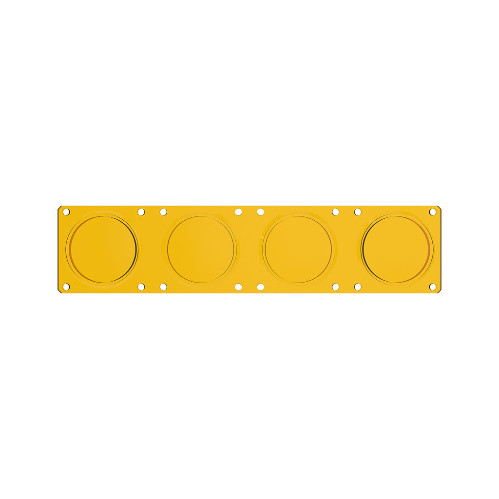 KC HiLiTES 4272 10" KC Lens FLEX ERA Bar Spot Performance Yellow