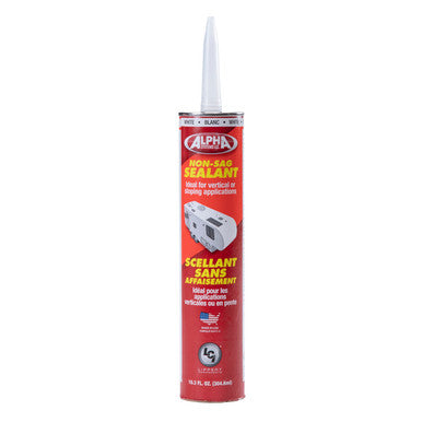 Lippert 862157 1010 Low VOC Non-Sag Sealant, White - 10.3 Oz. Tube