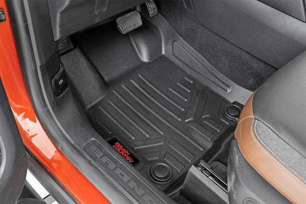Rough Country M-51323 Heavy Duty Floor Mats for Select Ford Bronco Sport