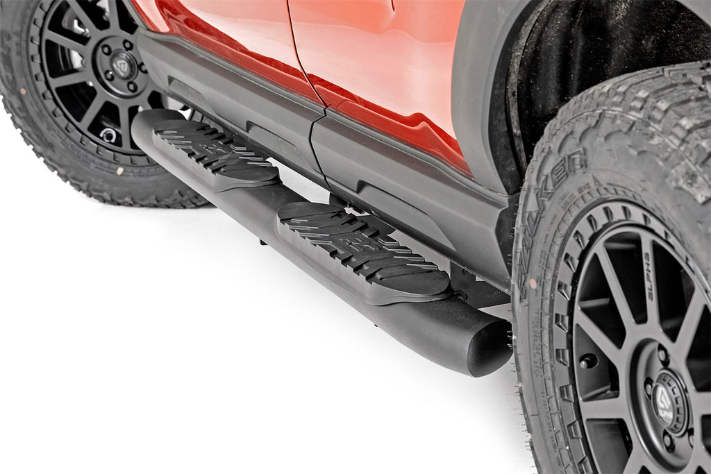 Rough Country 21006 Oval Nerf Step Bar for Select Ford Bronco Sport