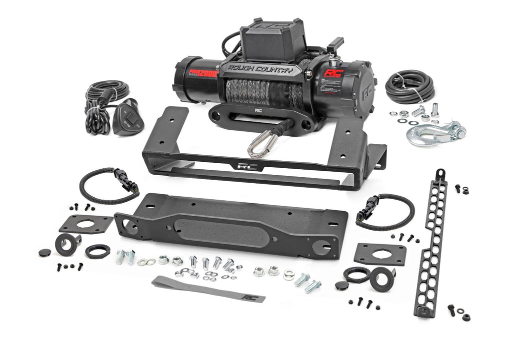 Rough Country 51097 Winch Mounting Plate for Select Ford Bronco
