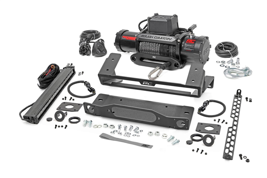 Rough Country 51098 Winch Mounting Plate for Select Ford Bronco