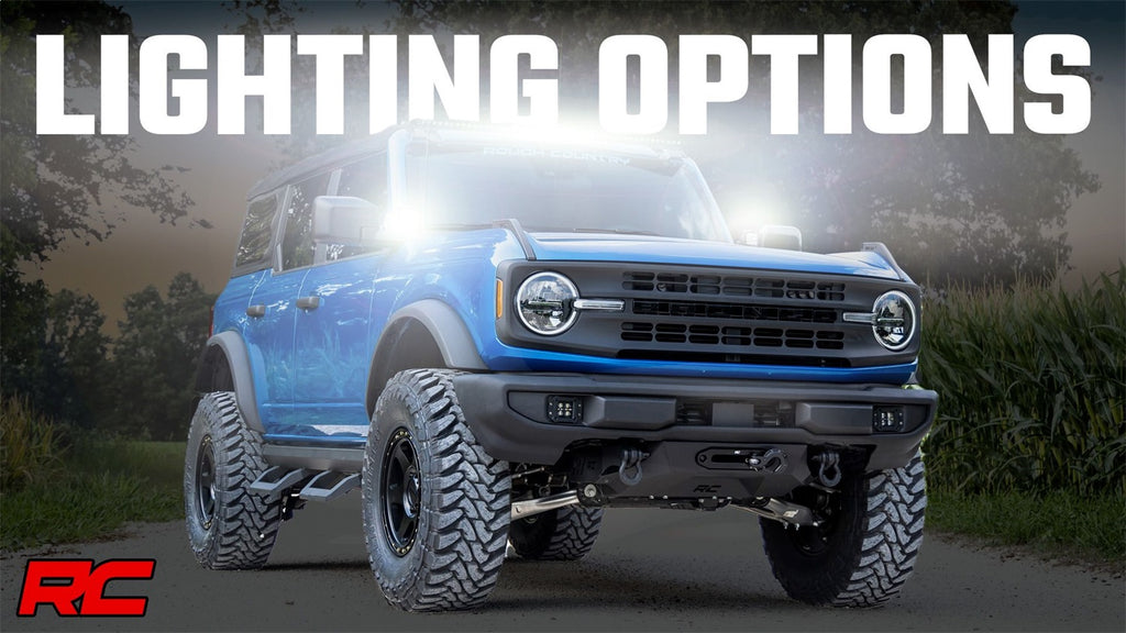 Rough Country 71041 LED Light Bar for Select Ford Bronco