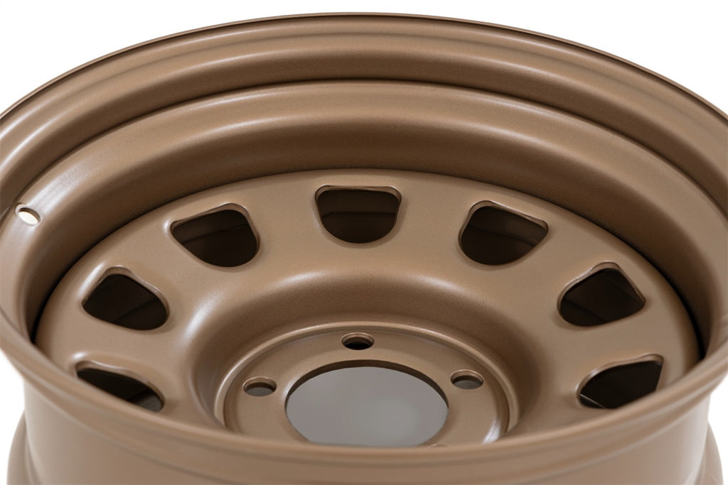 Rough Country RC51-5165B Steel Wheel for Select Dodge W100, Dodge W100 Pickup, Dodge W100 Series, Ford Bronco II, Ford Explorer, Ford Ranger, Jeep Cherokee, Jeep Comanche, Jeep Grand Cherokee, Jeep TJ, Jeep Wrangler, Polaris Ranger Crew XD NorthStar