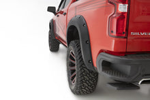 Load image into Gallery viewer, Bushwacker 40909-34 Fender Flares Pocket Style-Color Black Smooth Finish 4 Pc for Select GMC Sierra