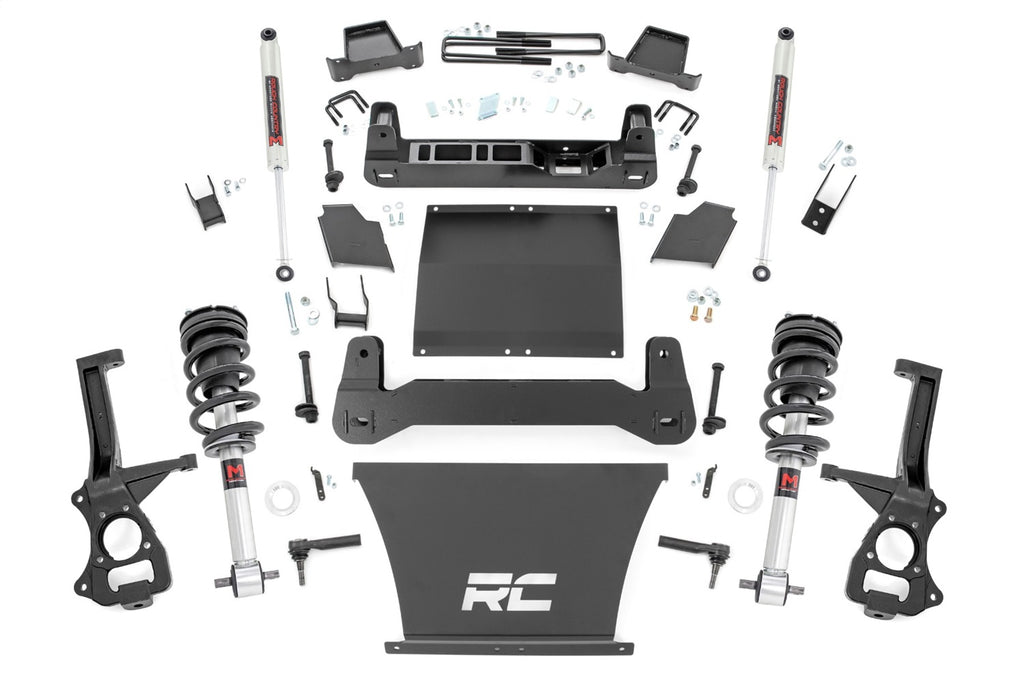 Rough Country 27540 Lift Kit-Suspension w/Shock for Select Chevrolet Silverado 1500, GMC Sierra
