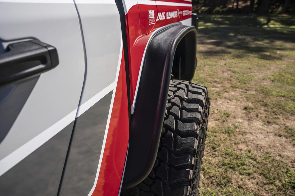 Bushwacker 10104-07 Fender Flares Flat Style 2Pc Rear for Select Jeep Gladiator