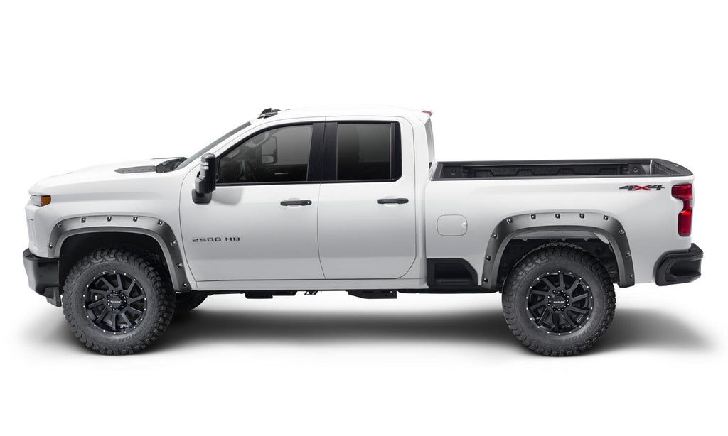 Bushwacker 48146-08 Fender Flares Forge Style 4pc for Select Chevrolet Silverado HD, Chevrolet Silverado HD