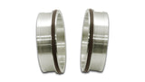 Vibrant 12555 HD Clamp Stainless Weld Ferrules with O-Rings for 2.50