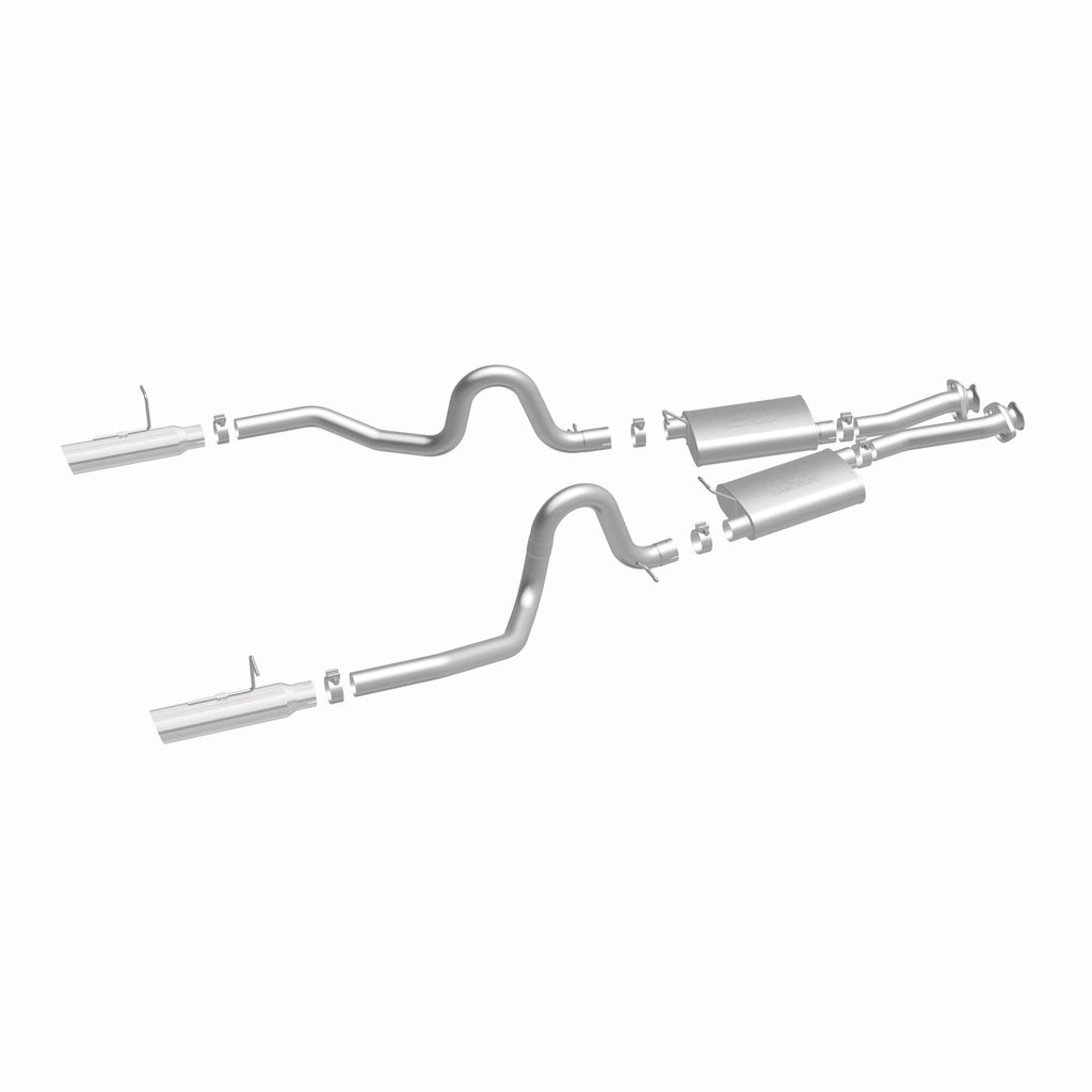MagnaFlow Exhaust Products 15638 Street Series Polished Cat-Back System for Select Ford Mustang