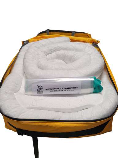 Zorbie Products ZP70-197OIL Nylon Zip Bag Oil Spill Kit, 70L