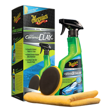 Load image into Gallery viewer, Meguiars G200200C Hybrid Ceramic Quik Clay Kit - 473mL