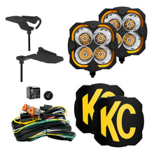 Load image into Gallery viewer, KC HiLiTES 97164 FLEX ERA 4 - LED 2-Lt Dtch Lt Kt - Spot Beam - 21+ Jeep Wrangler JL Rubicon 392 for Select Jeep Gladiator, Jeep Wrangler