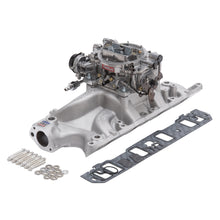 Load image into Gallery viewer, Manifold-And-Carb-Kit-Performer-Rpm-Small-Block-Ford-289-302-Natural-Finish