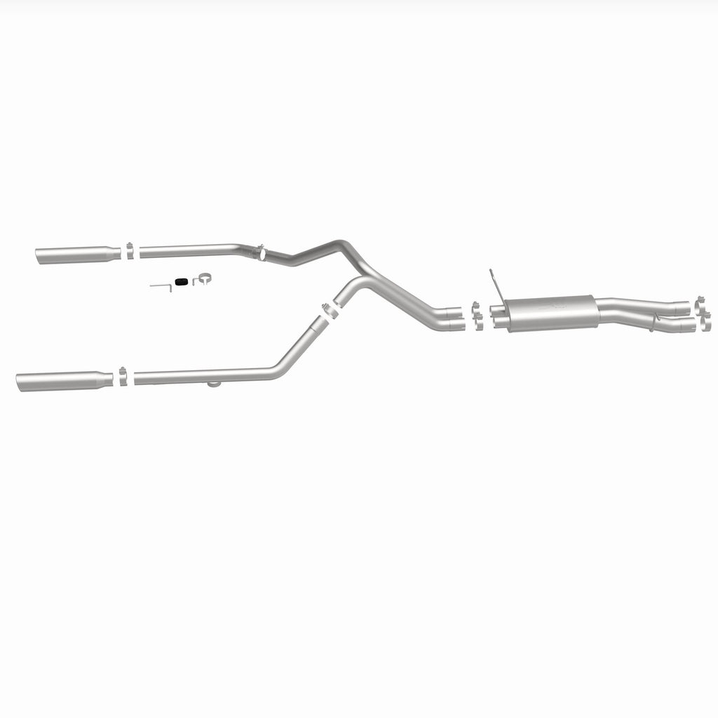 MagnaFlow Exhaust Products 15829 Street Series Polished Cat-Back System for Select Chevrolet Silverado HD, Chevrolet Silverado HD Classic, GMC Sierra HD, GMC Sierra HD Classic