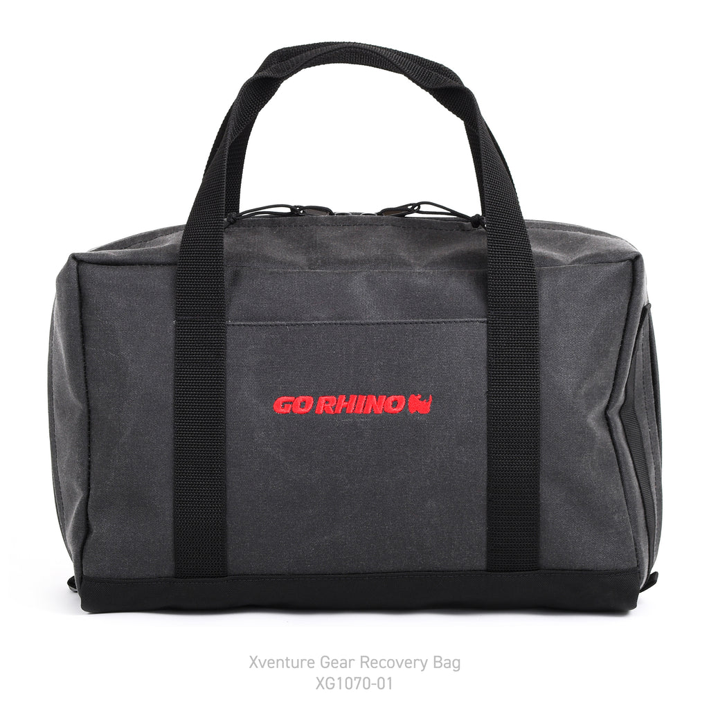 Xventure-Gear-Recovery-Bag-(7.5X11.5X18in.-Closed)-12Oz-Waxed-Canvas---Black