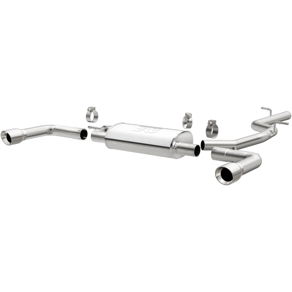 MagnaFlow Exhaust Products 15352 Touring Series Polished Cat-Back System for Select Audi A3 Quattro