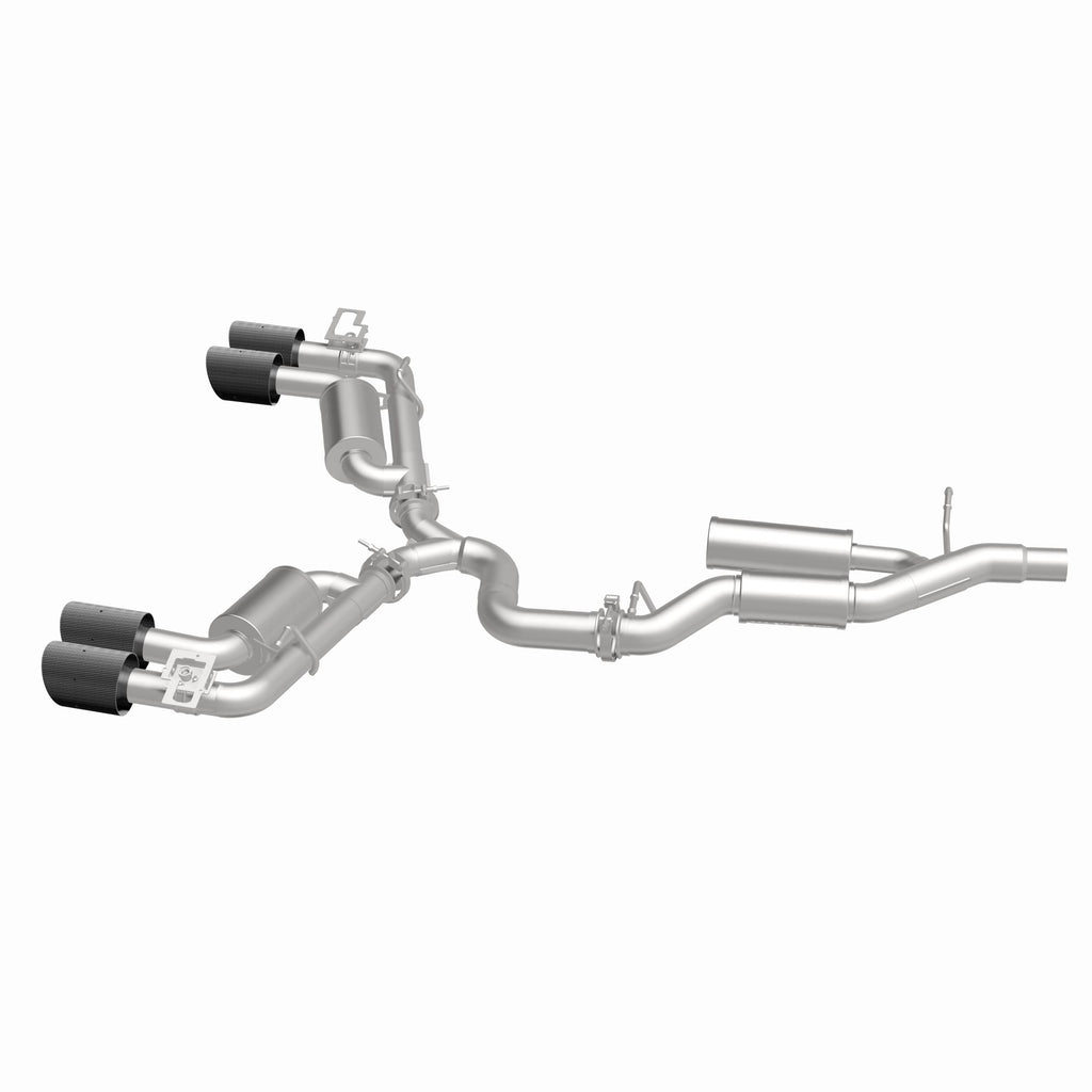 MagnaFlow Exhaust Products 19617 NEO Series Carbon Fiber Tips Cat-Back System for Select Volkswagen Golf R