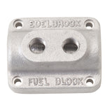 Edelbrock 1280 Dual Outlet Fuel Block Kit