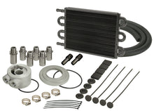 Load image into Gallery viewer, 6-Pass-AluminumCopper-Engine-Oil-Cooler-Kit-WSandwich-Adapter