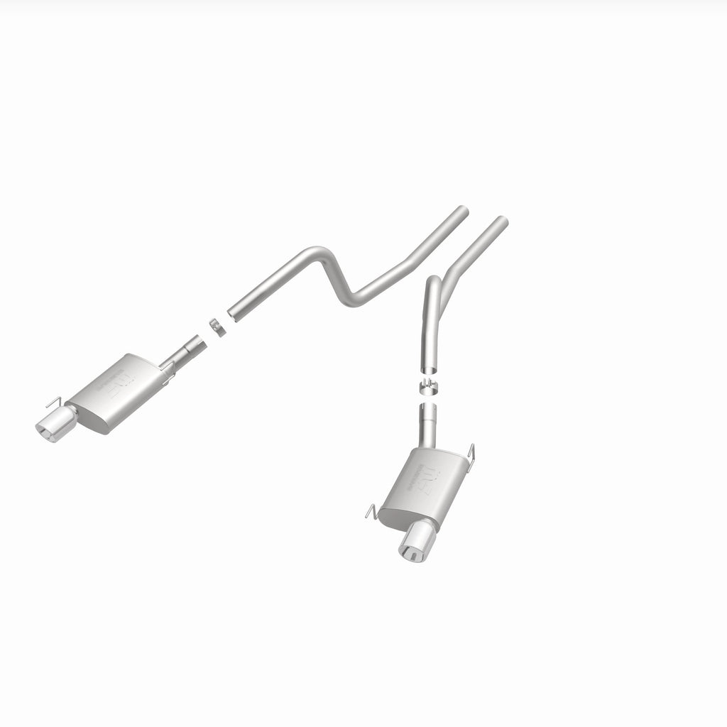 MagnaFlow Exhaust Products 15881 Street Series Polished Cat-Back System for Select Ford Mustang