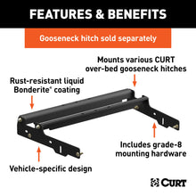 Load image into Gallery viewer, CURT 61503 Over-Bed Gooseneck Installation Brackets; Select Chevy; GMC C/K-Series; 8ft. Bed - Truck Part Superstore