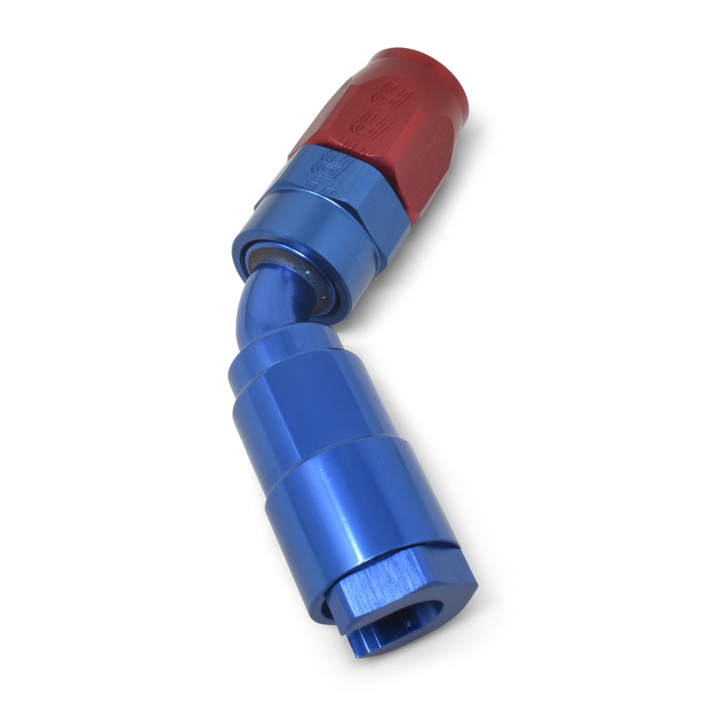Performance-38In-Sae-Quick-Disc-Female-To--6-Hose-RedBlue-45-Degree-Hose-End