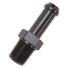 Load image into Gallery viewer, Hose-End-Straight-14In-Npt-To-38In-Barb-Black-Anodize