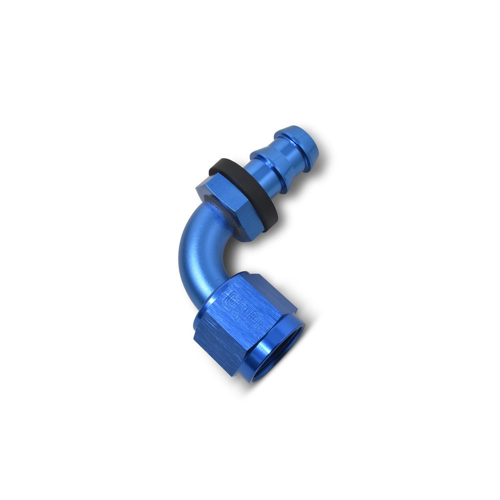 Performance--6-An-Twist-Lok-90-Degree-Hose-End-(Blue)