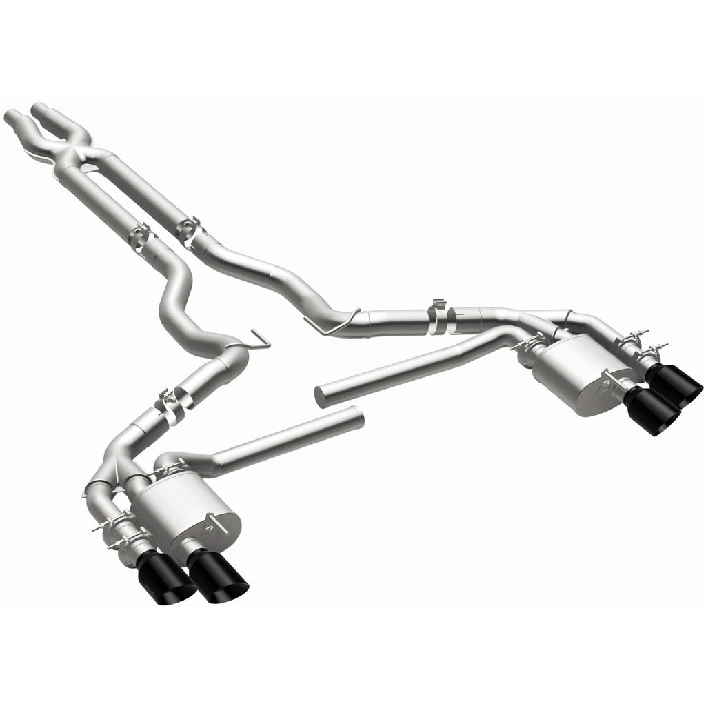 MagnaFlow Exhaust Products 19579 NEO Series Black Chrome Tips Cat-Back System for Select Ford Mustang