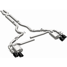 Load image into Gallery viewer, MagnaFlow Exhaust Products 19579 NEO Series Black Chrome Tips Cat-Back System for Select Ford Mustang
