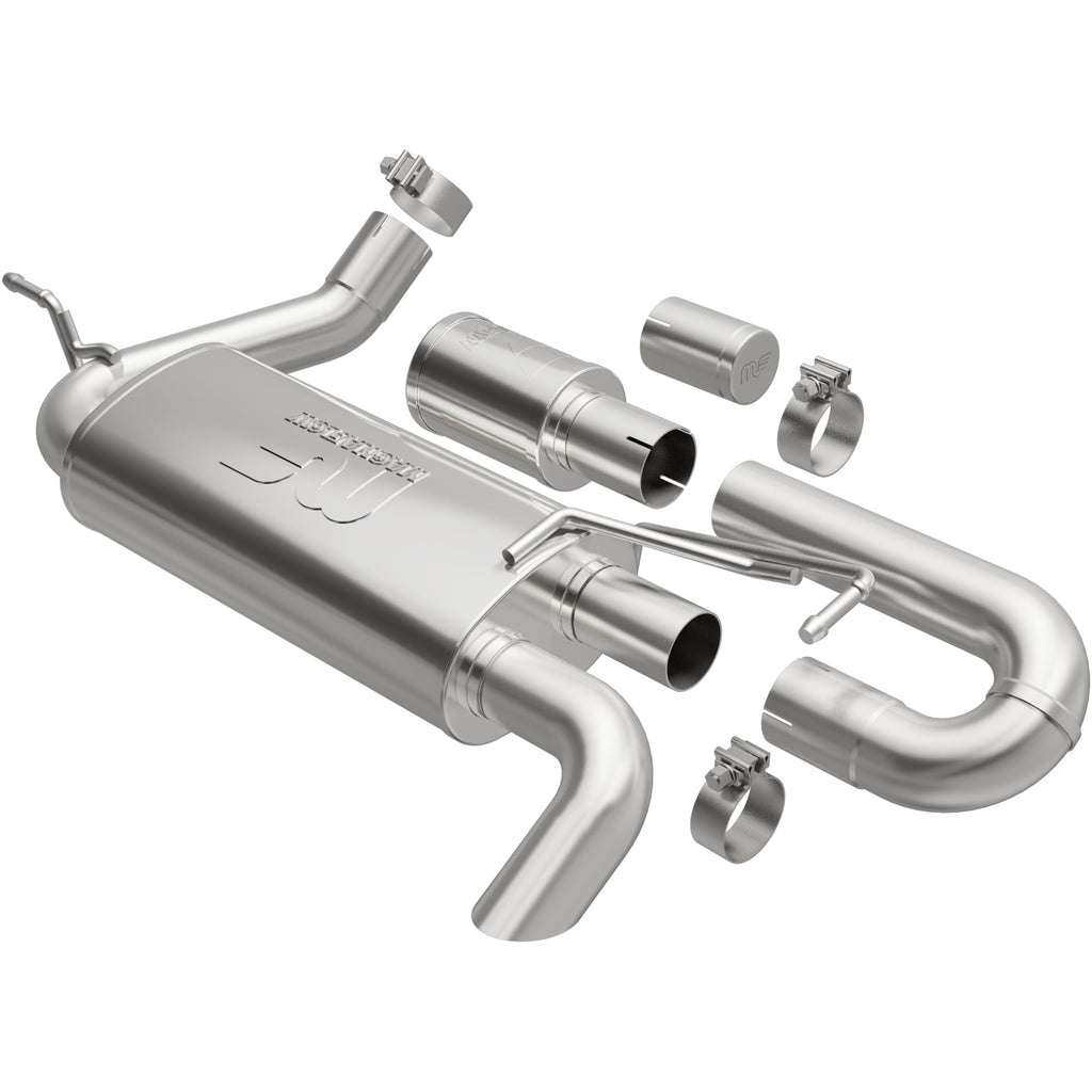 MagnaFlow Exhaust Products 19668 Overland Series Axle Back System for Select Jeep Wrangler, Jeep Wrangler JK