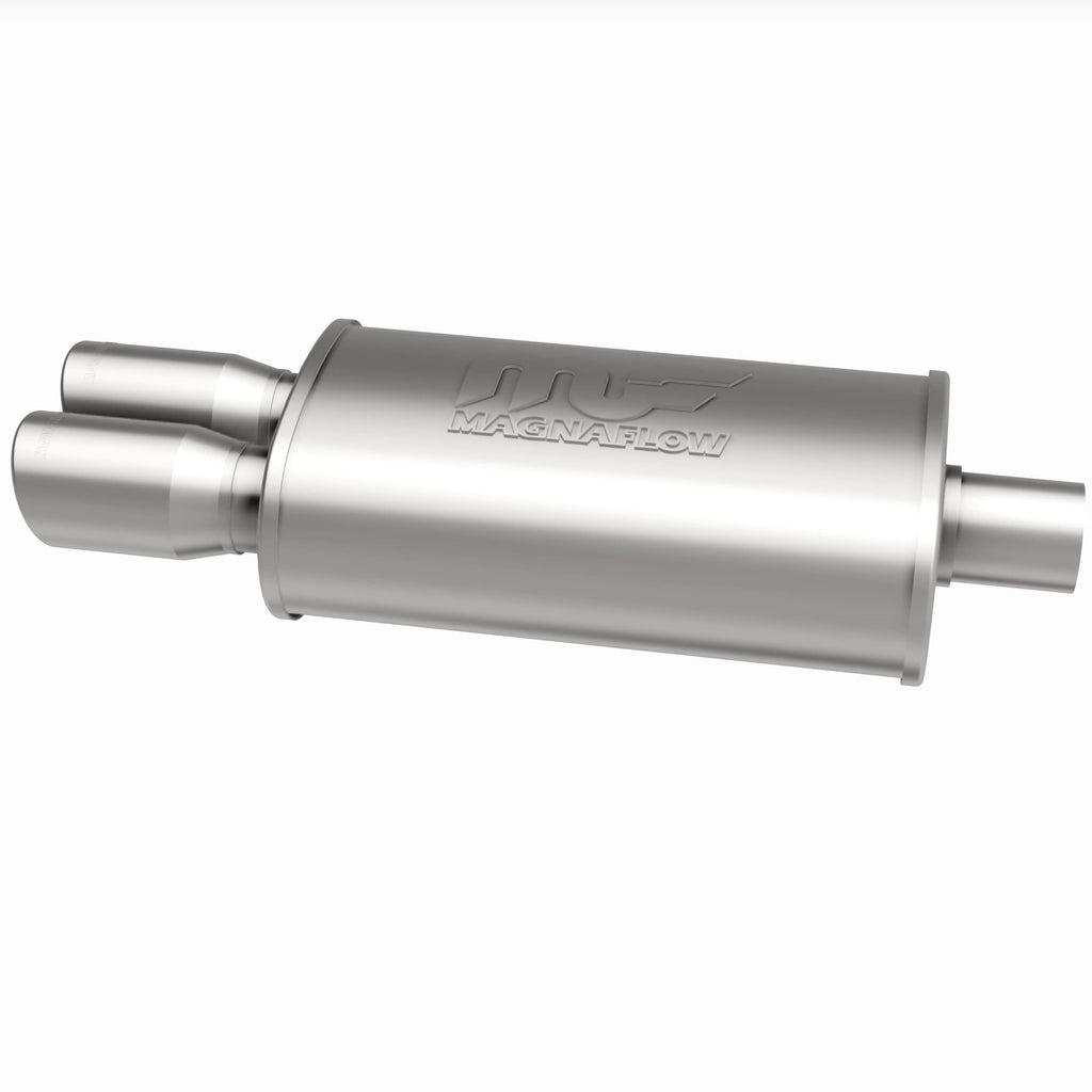 MagnaFlow Exhaust Products 14862 Straight-Through Performance Muffler; 2.25/3in. Center/Dual; 5x14x8 Body