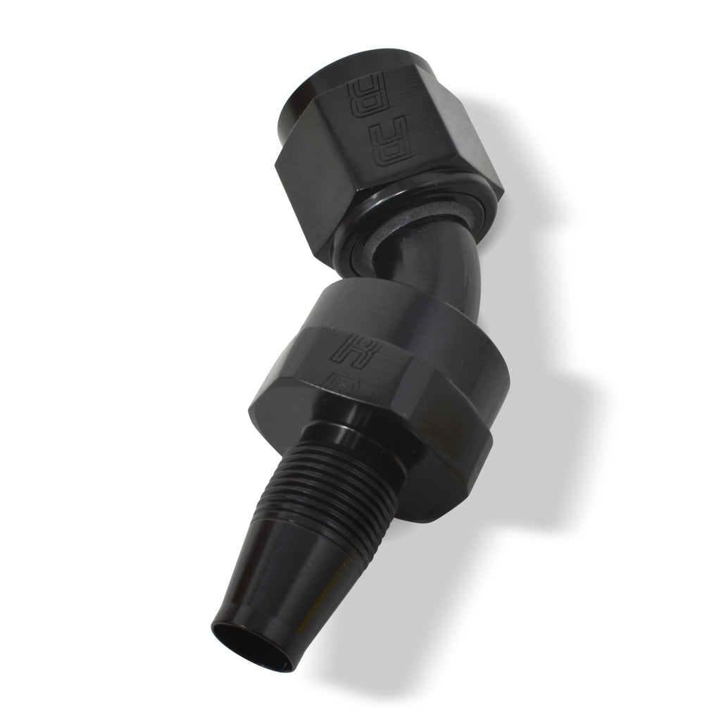 Performance--6-An-45-Degree-Hose-End-Without-Socket---Polished-And-Black