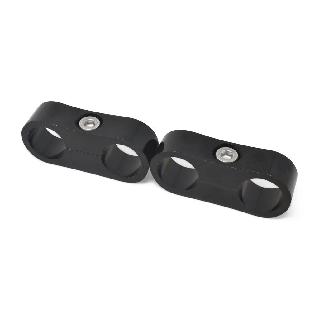 Hose-Seperator-For--6An-Braided-Hose---Anodized-Black