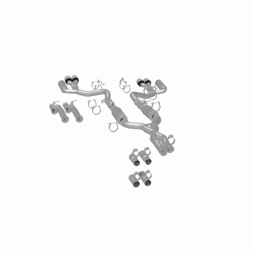 MagnaFlow Exhaust Products 19536 xMOD Series Carbon Fiber Tips Cat-Back System for Select Dodge Challenger
