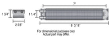 Load image into Gallery viewer, Power-Steering-Cooler-Universal;-1-12-X-7;-1132-Inlet