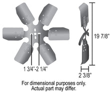 Load image into Gallery viewer, 20-Standard-Rotation-Rigid-Race-Fan,-Steel-Blade