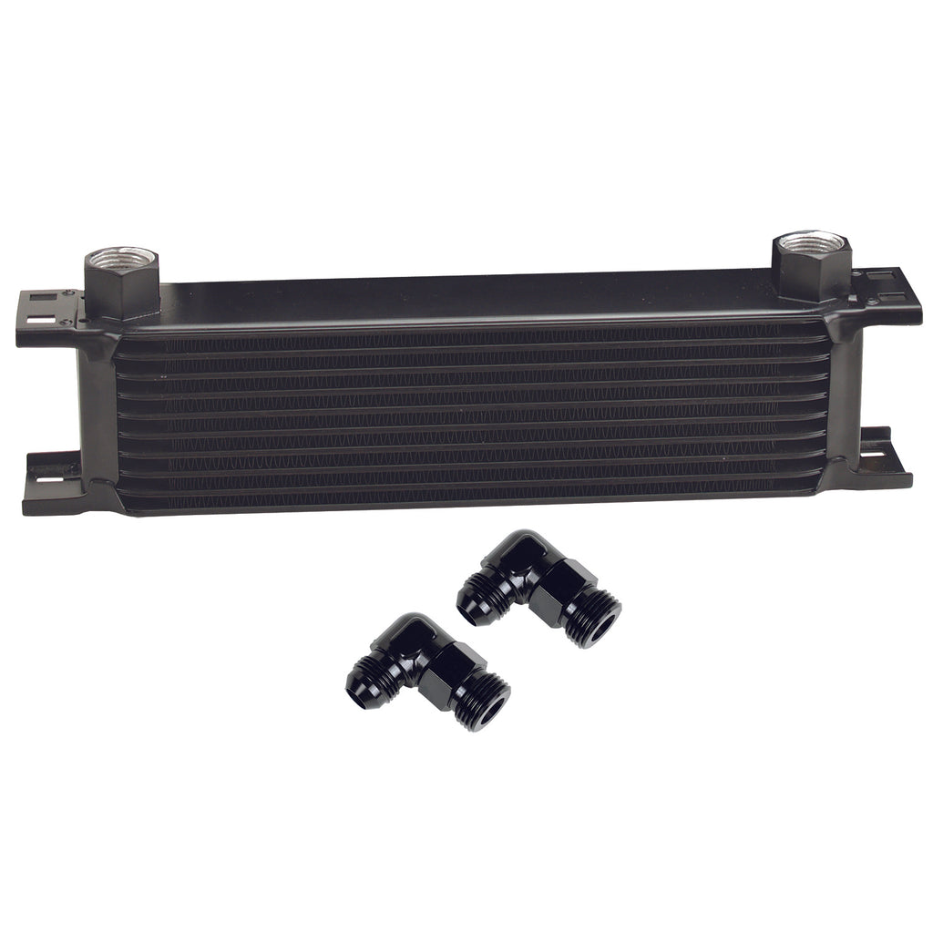 10-Row-Series-10000-Stack-Plate-Oil-Fluid-Cooler,-90-Degree-Swivel--8An