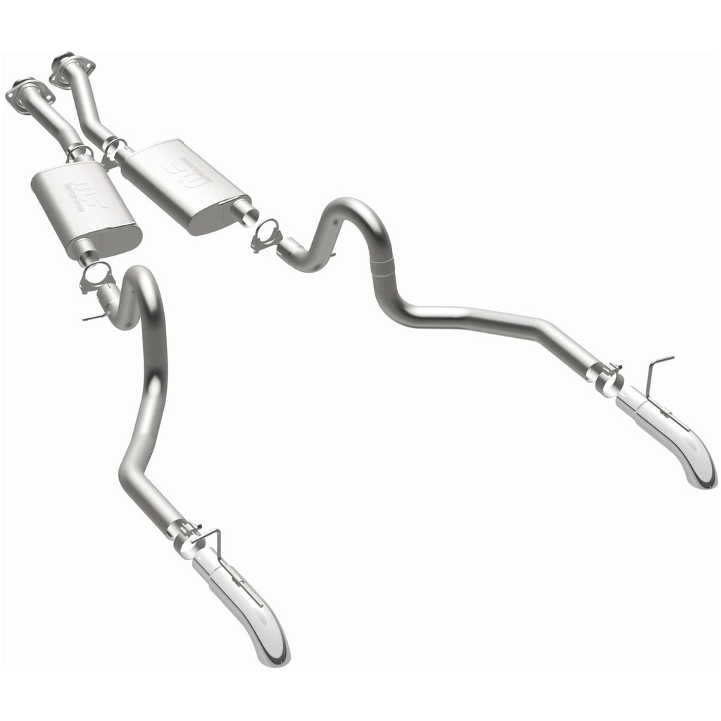 MagnaFlow Exhaust Products 15632 Street Series Polished Cat-Back System for Select Ford Mustang