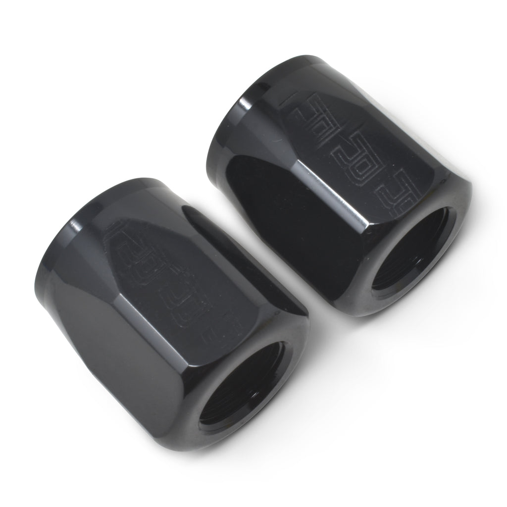 Performance-2-Piece--8-An-Full-Flow-Swivel-Hose-End-Sockets-(Qty-2)---Polished-And-Black