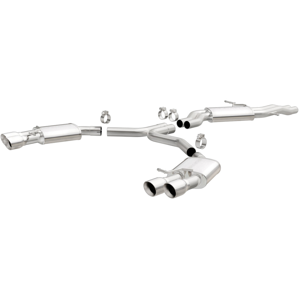 MagnaFlow Exhaust Products 16598 Sport Series Polished Cat-Back System for Select Audi S5