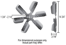 Load image into Gallery viewer, 15-Heavy-Duty-Stainless-Steel-Standard-Rotation-Flex-Fan,-Chrome