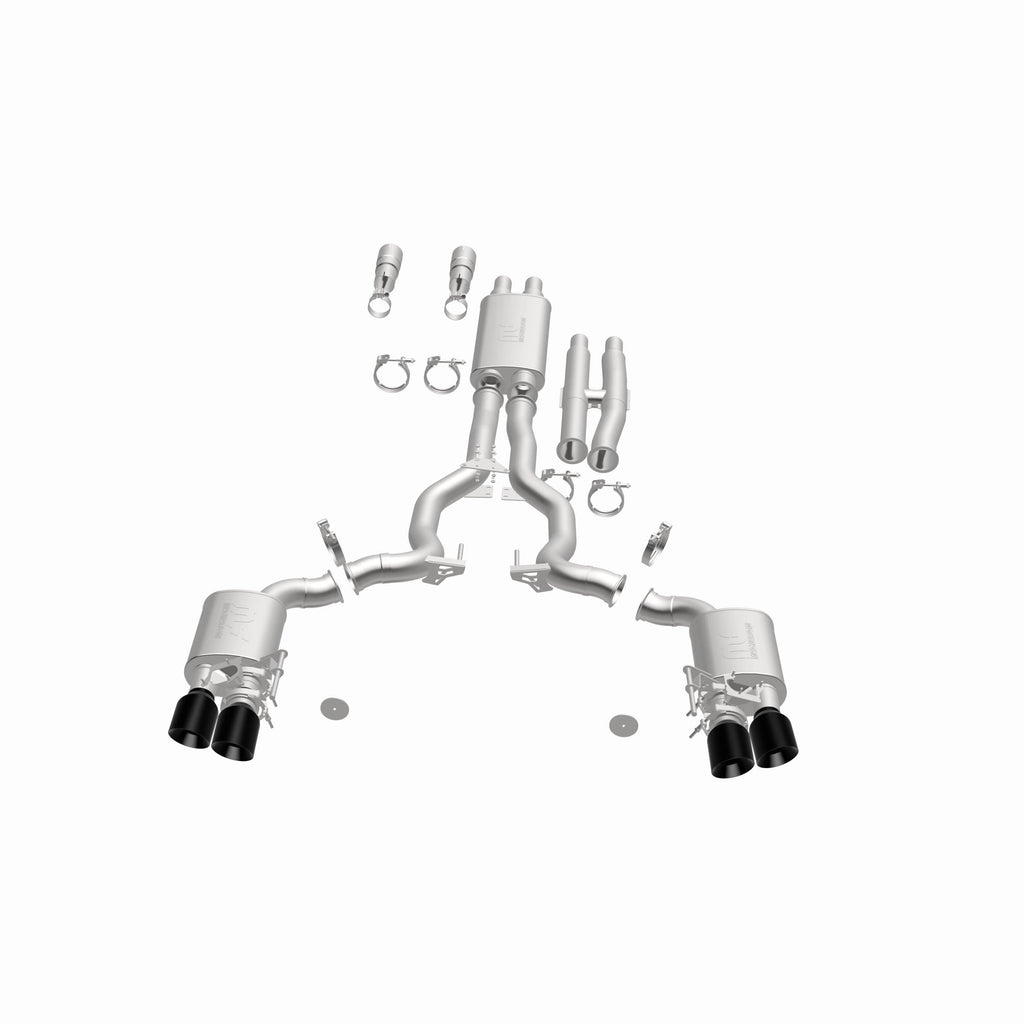 MagnaFlow Exhaust Products 19646 xMOD Series Black Chrome Tips Cat-Back System for Select Ford Mustang