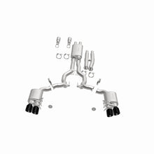 Load image into Gallery viewer, MagnaFlow Exhaust Products 19646 xMOD Series Black Chrome Tips Cat-Back System for Select Ford Mustang